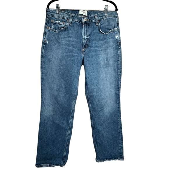 Agolde Denim - Agolde Jeans Womens 29 Kye Mid Rise Straight Crop Jeans in Blue